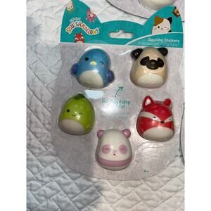 New Original Squishmallows SquishyStickers ( 5 pack bundle )